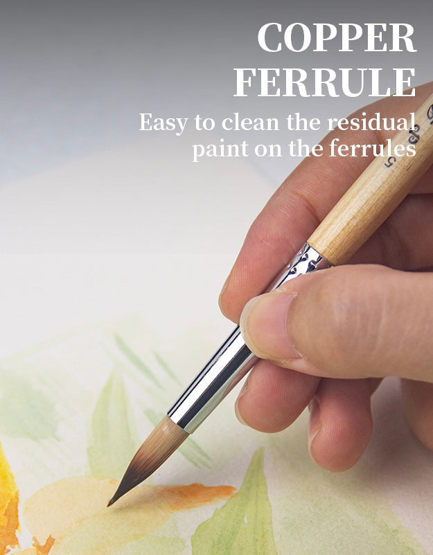 Paul Cezanne-OasisArt Synthetic Paint Brushes Set (25pcs with canvas roll and palette knife) for Acrylic Oil Watercolor Painting